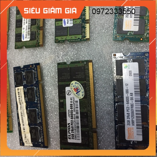 Ram DDR2 DDR3 2G Laptop Bus 667 800 1066 1333