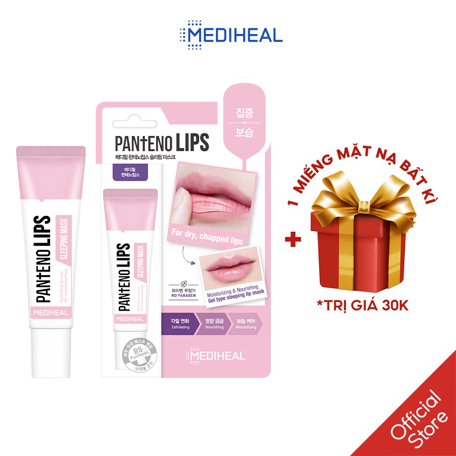 Mặt nạ ngủ cho môi Mediheal Pantenolips Sleeping Mask 10ml