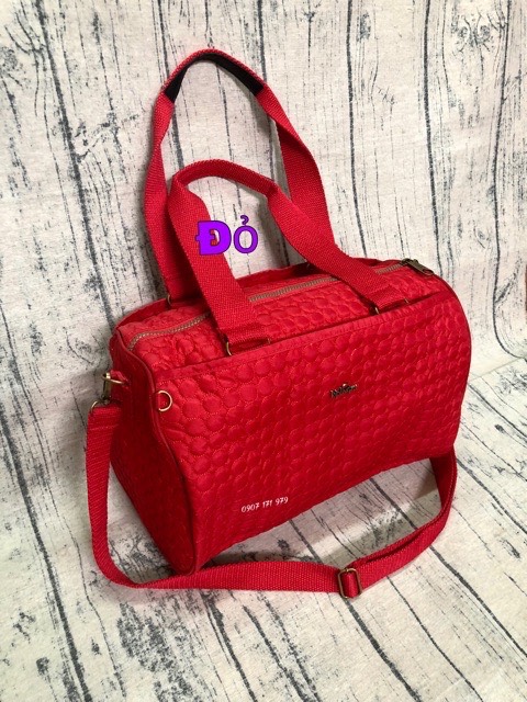 [HCM]Túi xách dạng trống vải dù kipling Vnxk mẫu thêu - Ms 103