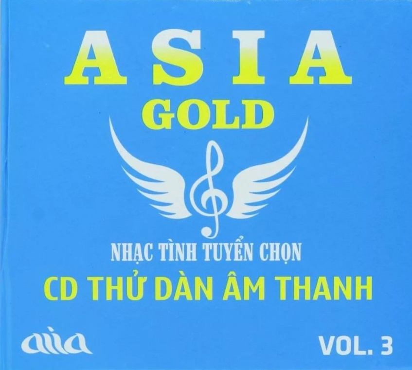 Asia gold - đĩa cd thử dàn âm thanh vol3 - cd nhạc vàng tuyển chọn