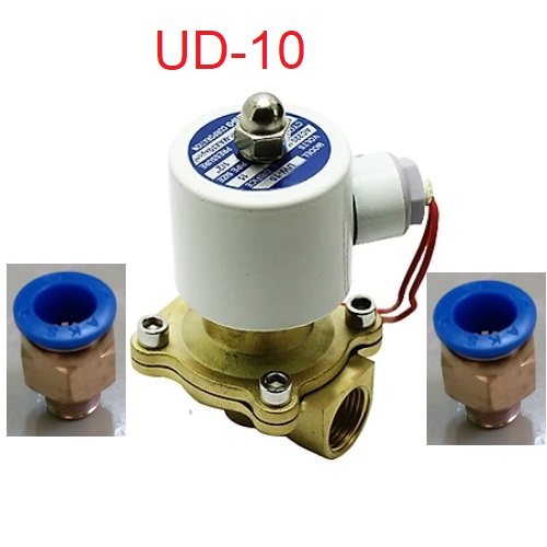 Van điện từ UD-10 gắn ống 10ly - 220V (cuộn coil đồng)