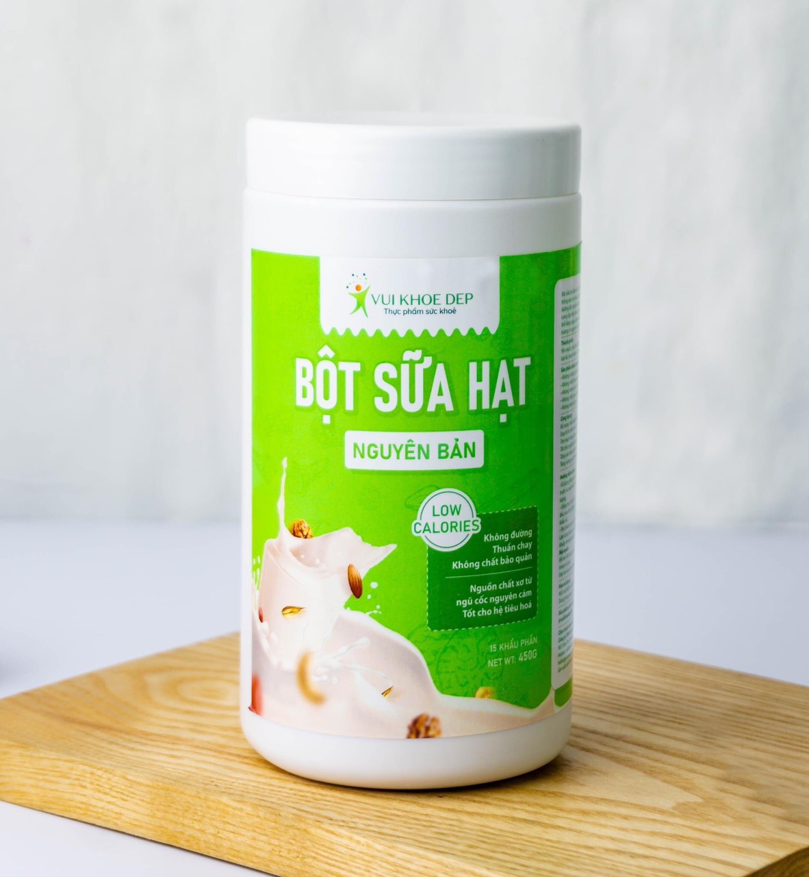 Bột sữa hạt vị nguyên bản vui khoẻ đẹp ăn kiêng - 450g