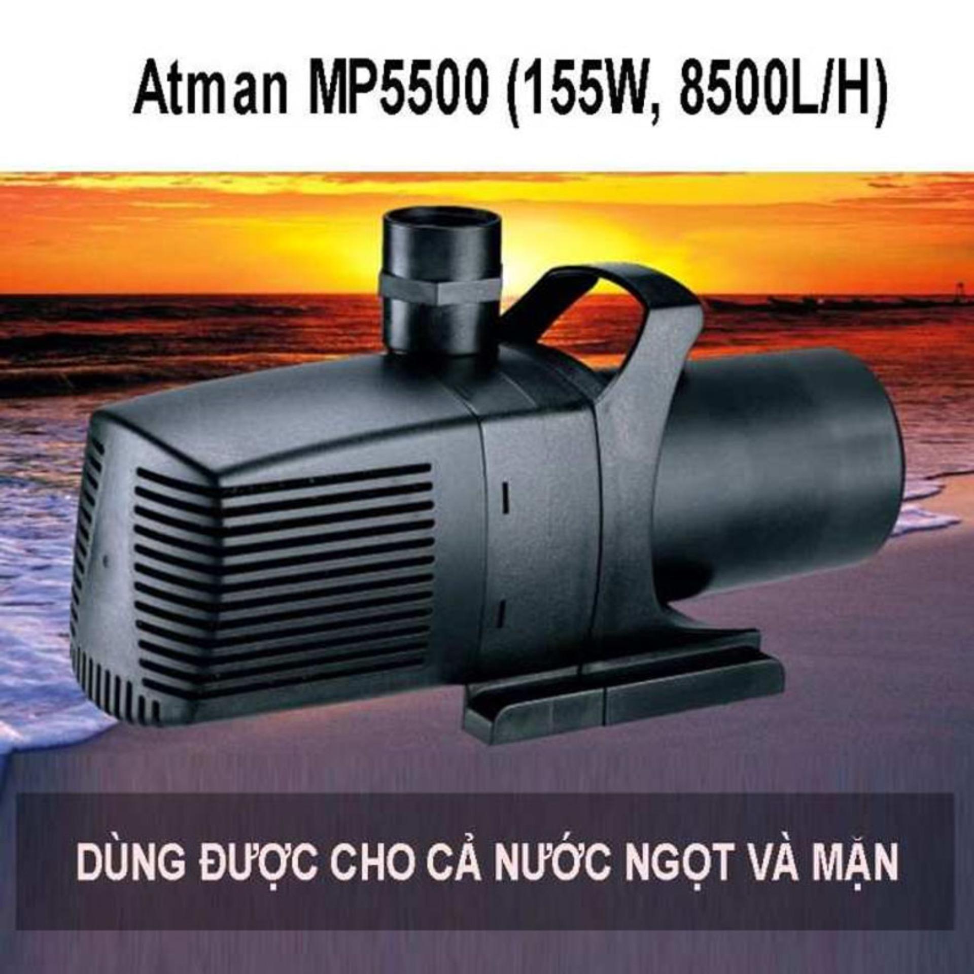 Máy bơm nước hồ cá tiết kiệm điện Atman MP 5500 siêu bền, loại tốt . Bảo hành bởi LyLyshop