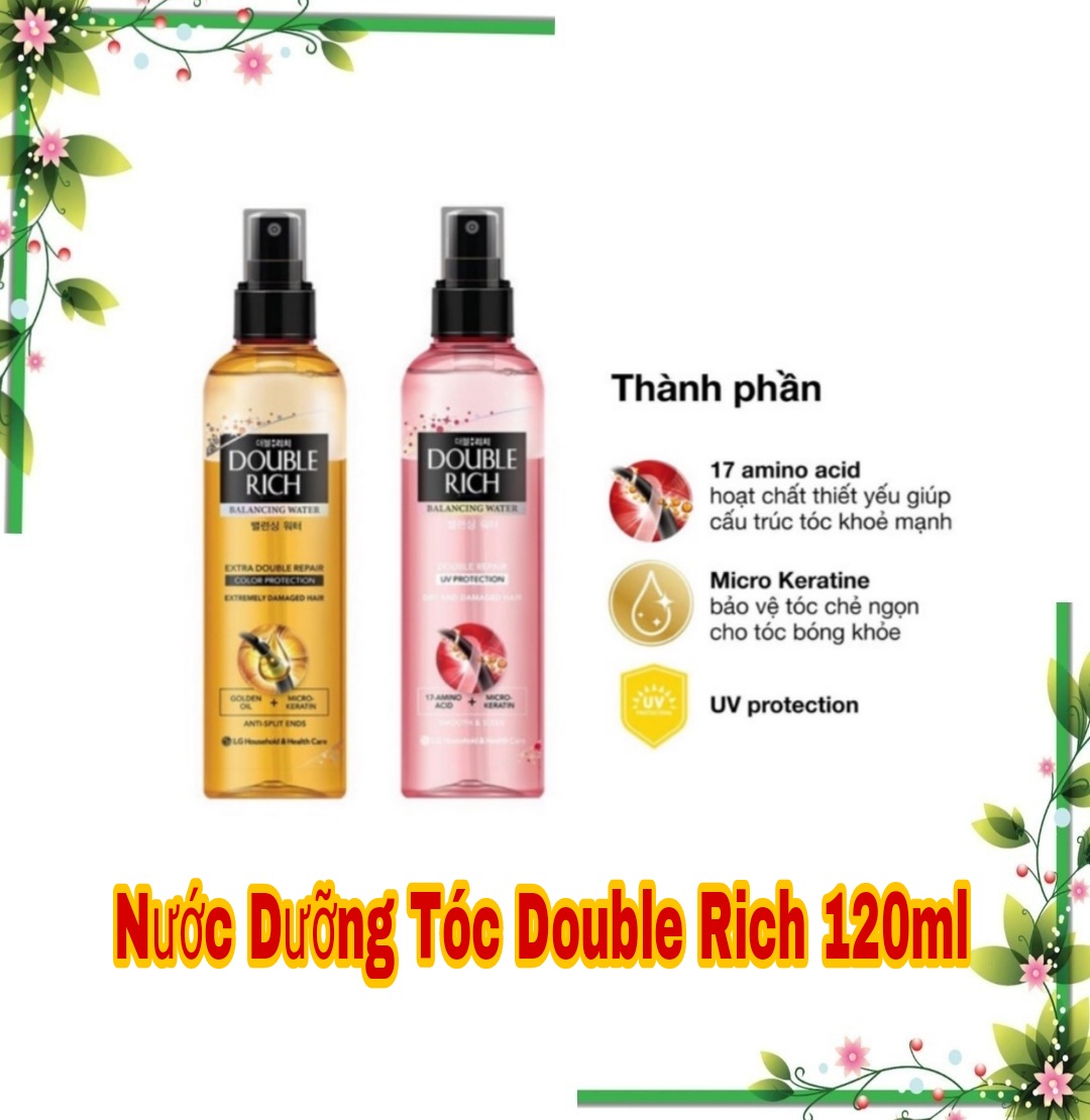 Nước xịt dưỡng tóc Double Rich 120ml
