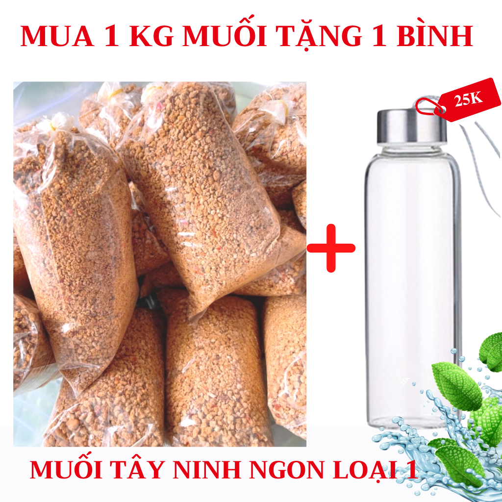 Muối Tây Ninh loại 1 bao ngon - Chay mặn đều dùng được
