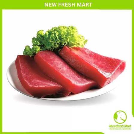 [HỎA TỐC HCM] Cá Ngừ Đại Dương Saku 2A-3A Cắt khúc xuất khẩu (Phần Thăn Lưng) màu đỏ tươi, thịt dẻo nạc cao - Túi 1 Kg