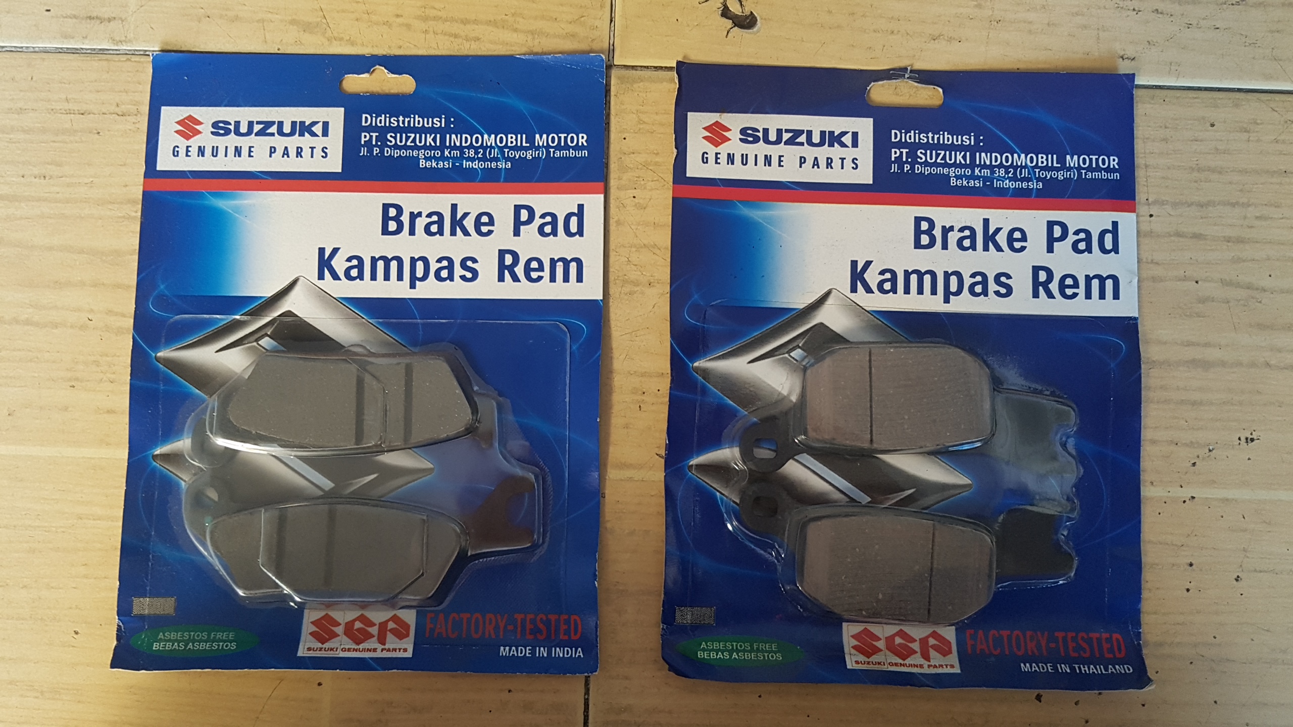 Bố thắng - satria fi, raider fi - chính hãng suzuki