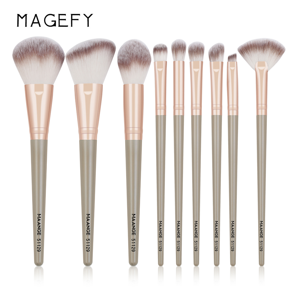 Bộ 9 cọ trang điểm MAANGE chuyên nghiệp cao cấp