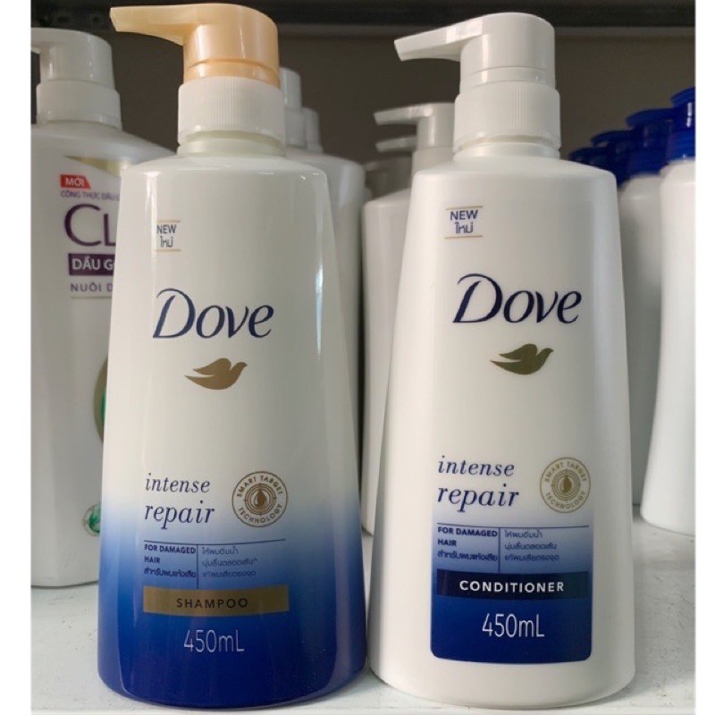 Combo dầu gội và xả dove thái lan 450ml