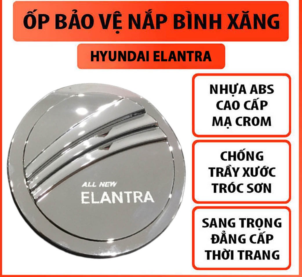 Ốp nắp bình xăng Ôtô cho xe HYUNDAI ELANTRA