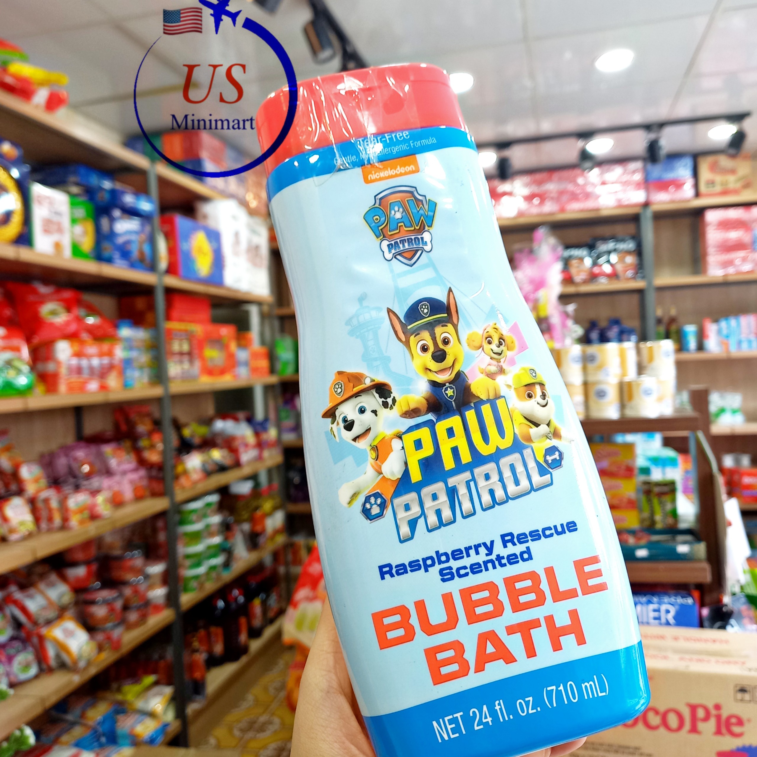 Sữa tắm paw patrol bubble bath "những chú chó cứu hộ" 710ml - us minimart