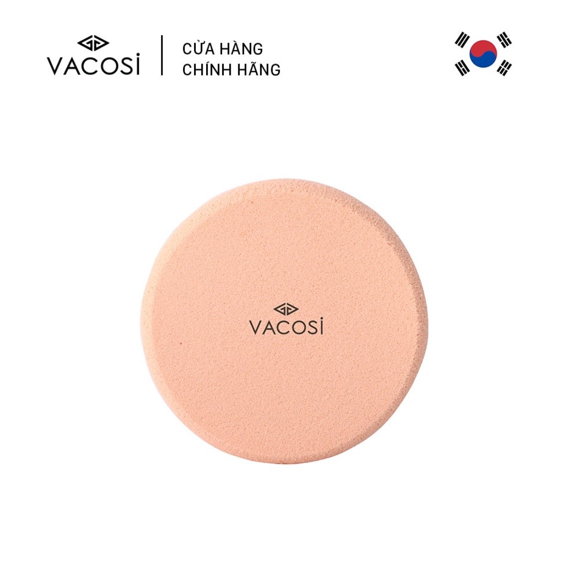 Bông phấn tròn lớn Vacosi