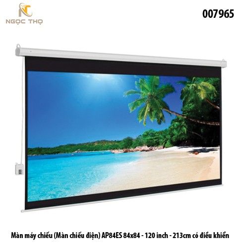 Màn chiếu điện DALITE 120 INCH (2.13×2.13m) – AP84ES – Điều khiển RF – Chính hãng – Full VAT