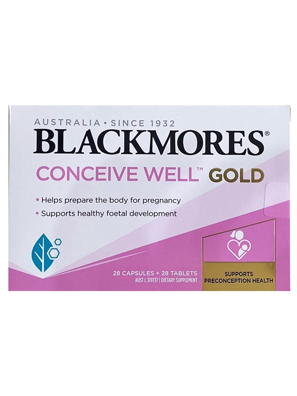 Viên uống Tăng khả năng thụ thai Blackmores Conceive Well Gold - 56 viên