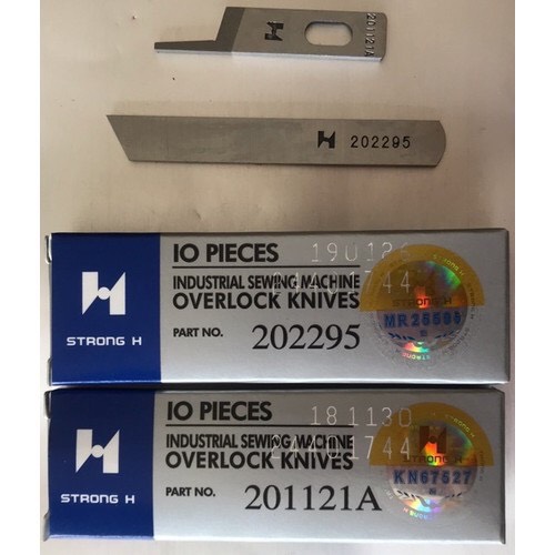 Dao trên, dao dưới máy vắt sổ, máy chém, máy cuốn biên