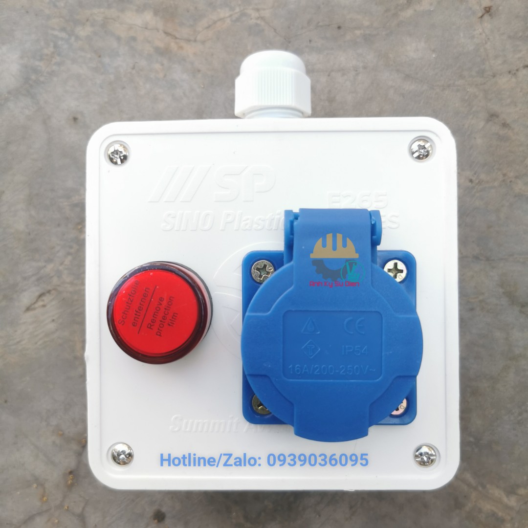 Ổ cắm điện ngoài trời schuko 16a - 250v - ổ cắm tiêu chuẩn châu âu - hàn quốc - ổ cắm có chân tiếp địa dành cho oto điện