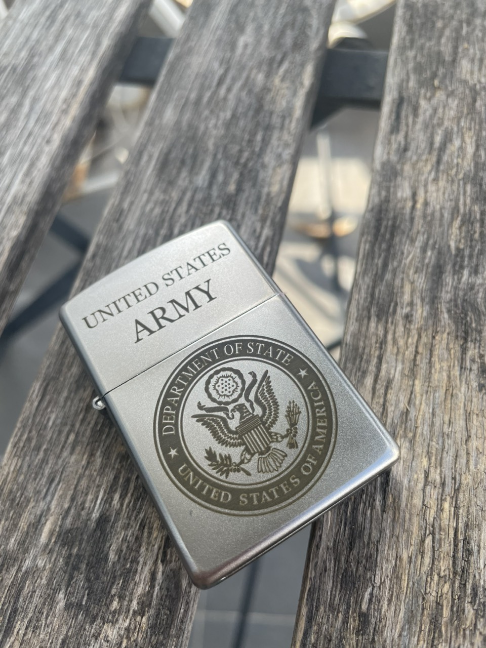 Hcm- 100% zippo- 099] zippo bóng khắc chữ army