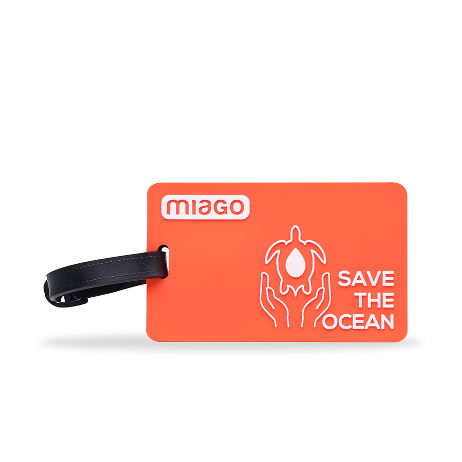 Thẻ treo hành lý miago sto luggage tag s orange