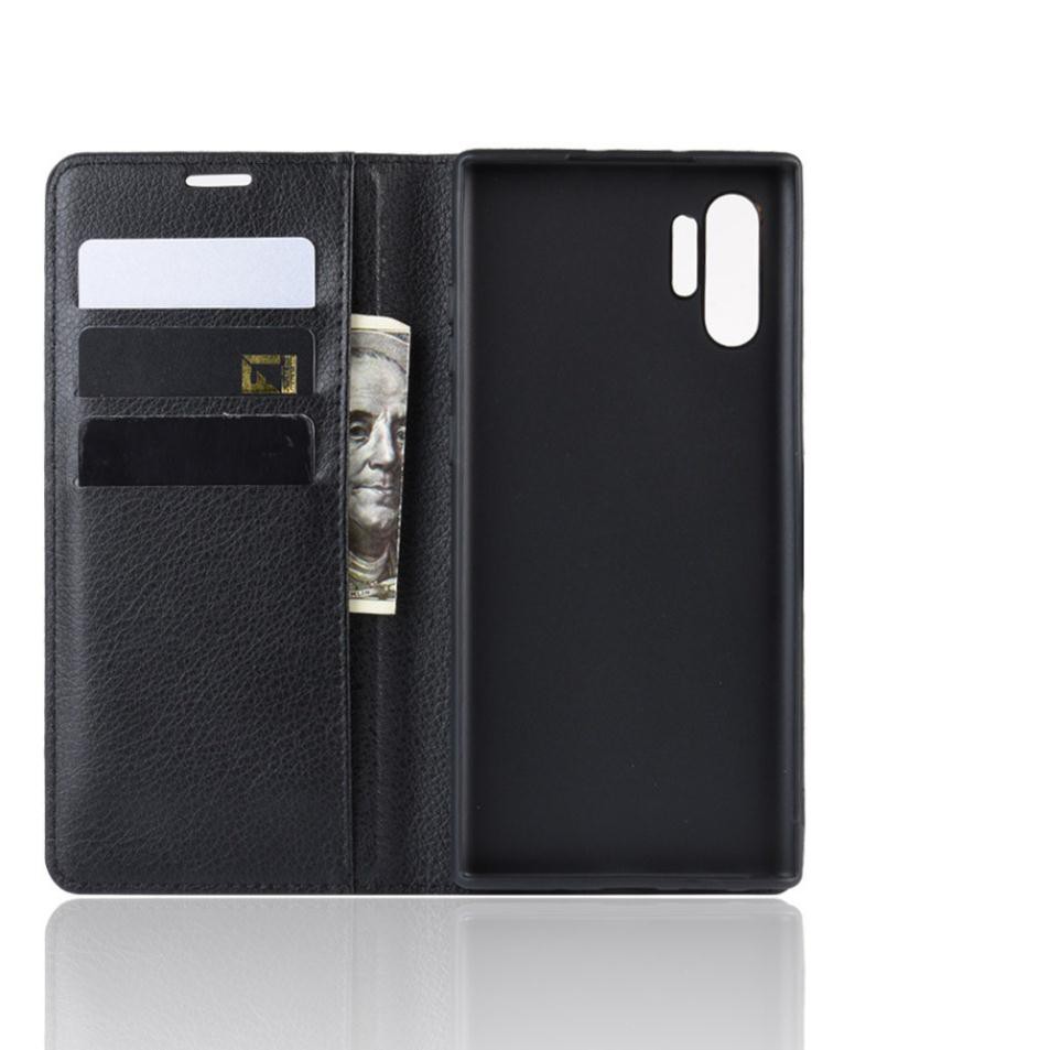 Bao da samsung galaxy note 10 , note 10 plus , note 10 lite note 10 5g dạng ví cao cấp may viền o+ chính hãng