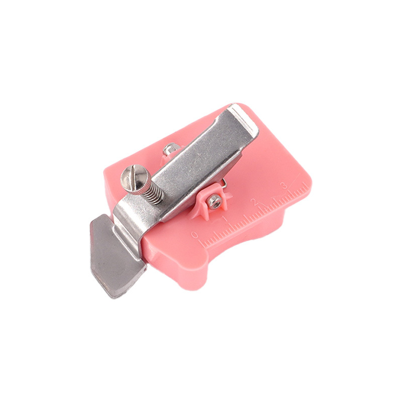 Cữ nam châm kẹp vải BỌC NHỰA đa năng,nhiều màu, có vạch thước kẻ 3.5cm giúp định hướng đường may