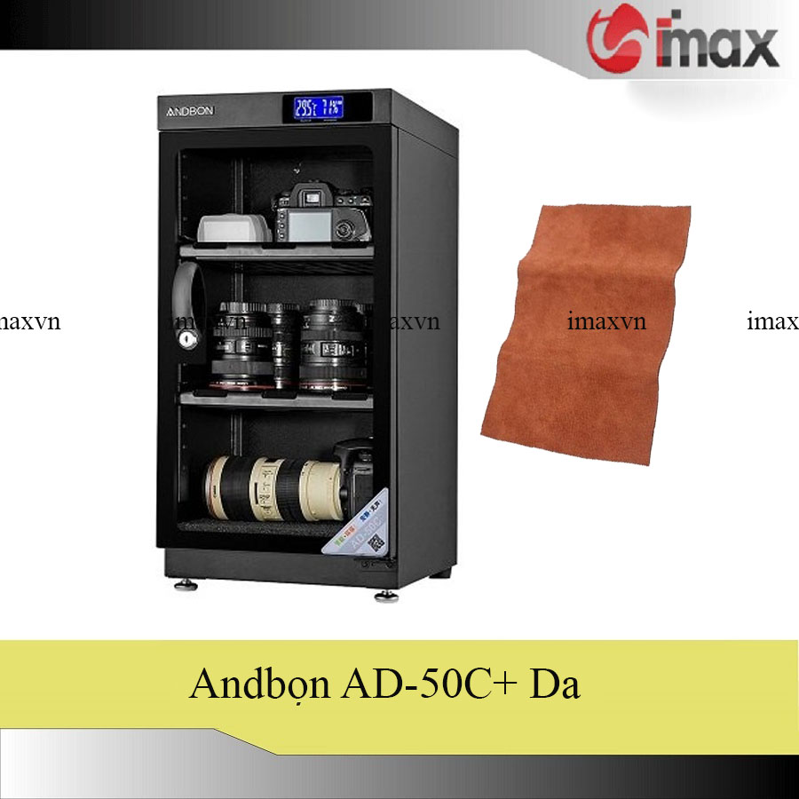 Tủ chống ẩm andbon ad-50c - công nghệ japan + tặng khăn lau len