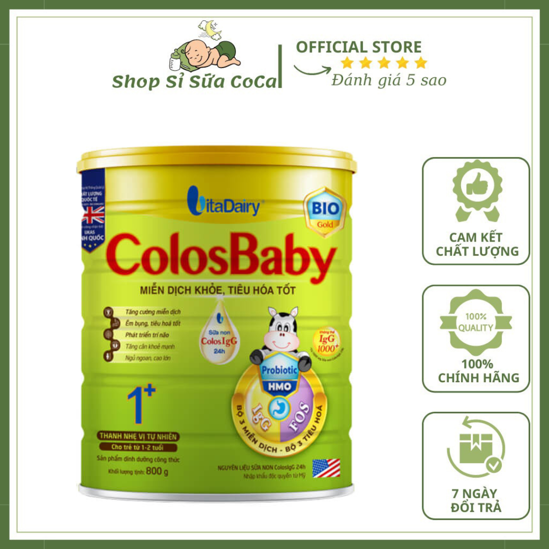 Sữa colosbaby bio 1+ 800gr