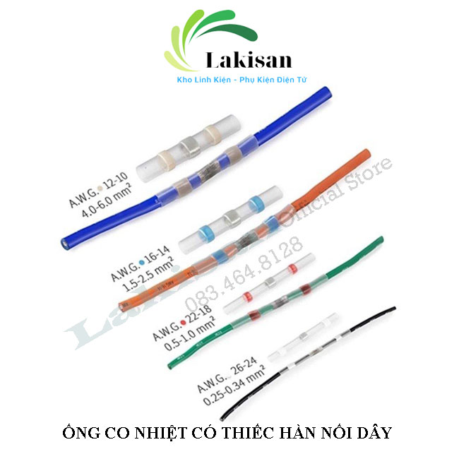 Ống nối dây điện nhanh tự động hàn thiếc sst-s21 sst-s11 sst-s31 sst-s41 dùng dây 0.25-6.0mm2 lakisan