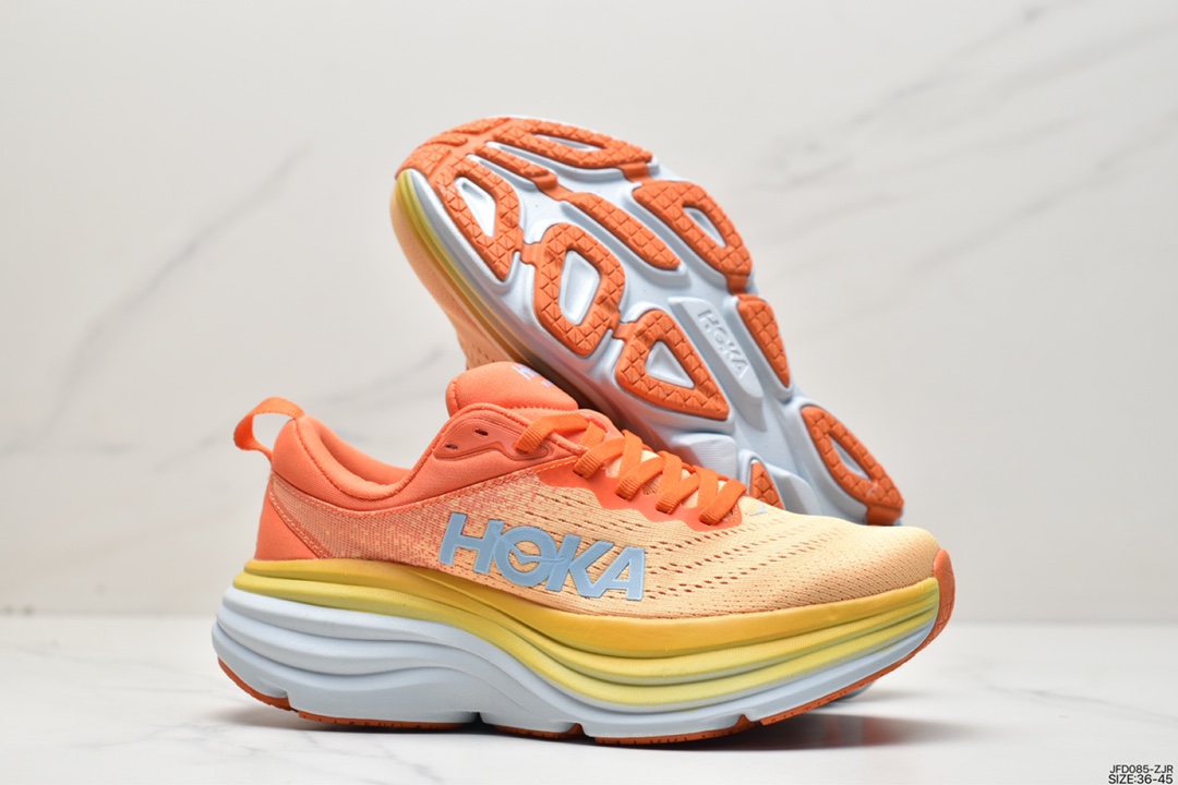 HOKA ONE ONE Bondi 8 - Superior Cushioning and Comfort for Long