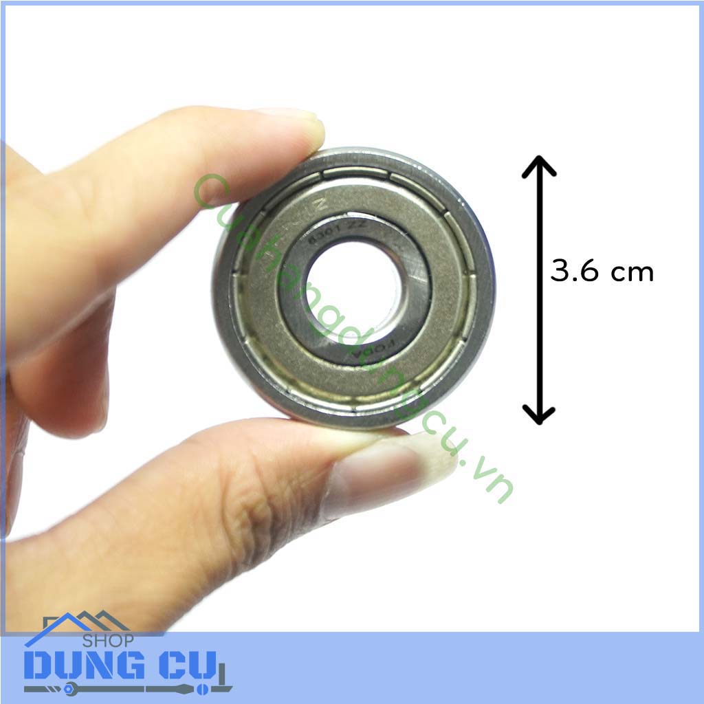 Vòng bi trục,bạc đạn 6301ZZ 36mm