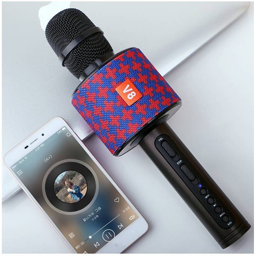 Micro Kèm Loa Bluetooth V8 - Micro Kèm Loa Bluetooth