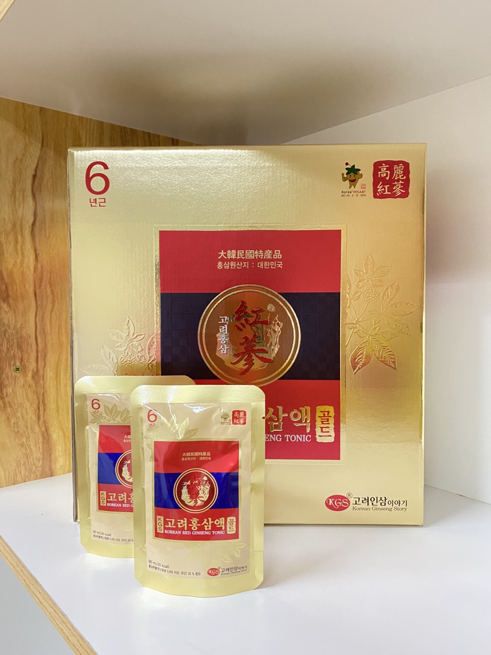 Nước hồng sâm đậm đặc KGS Hàn Quốc 60 gói x 80ml