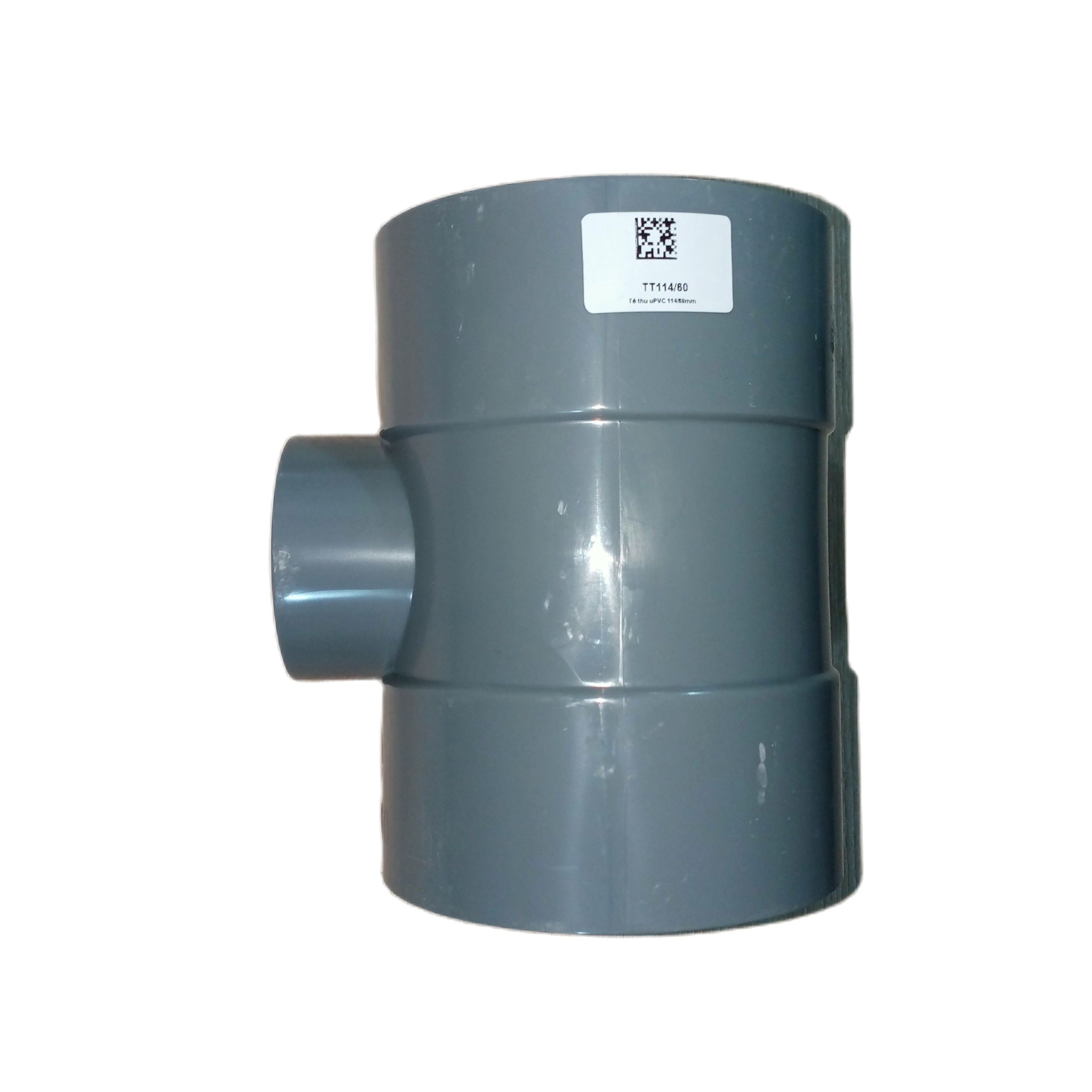 Đầu nối giảm chữ t 114/60mm bm, tê thu nối ống nước nhựa pvc