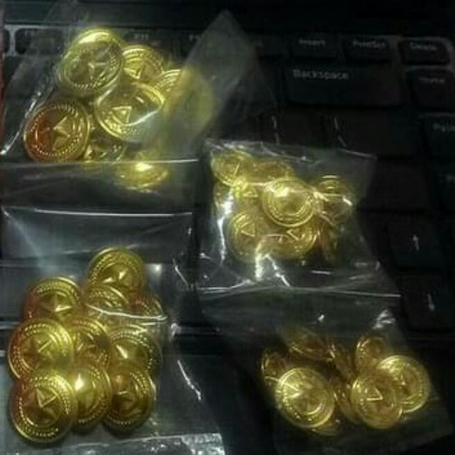 Bộ 10 cúc đồng size ~1,8-2cm để đơm áo