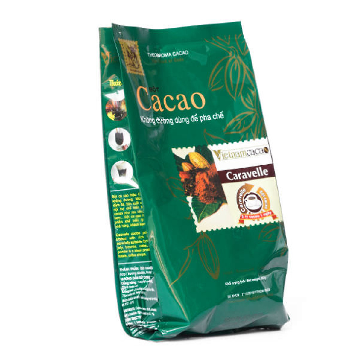 Ca Cao Bột Làm Bánh Caravelle Vietnamcacao - Túi 300gam