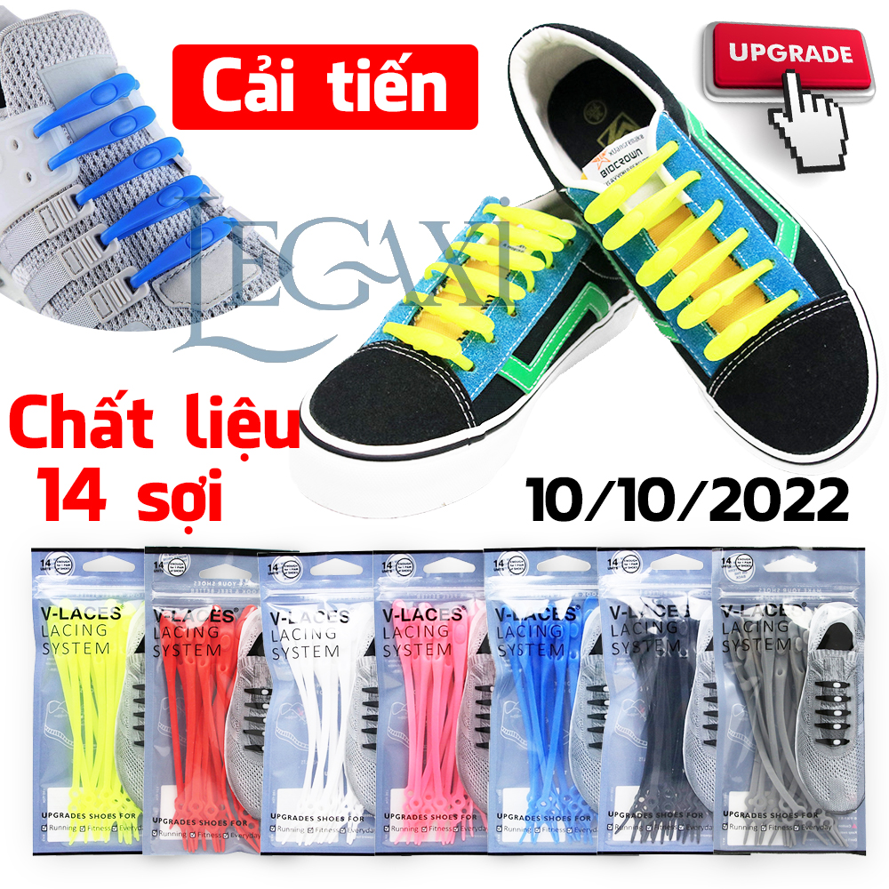 Dây giày dép cao su người lớn thắt buộc giày đàn hồi tiện lợi thông minh legaxi