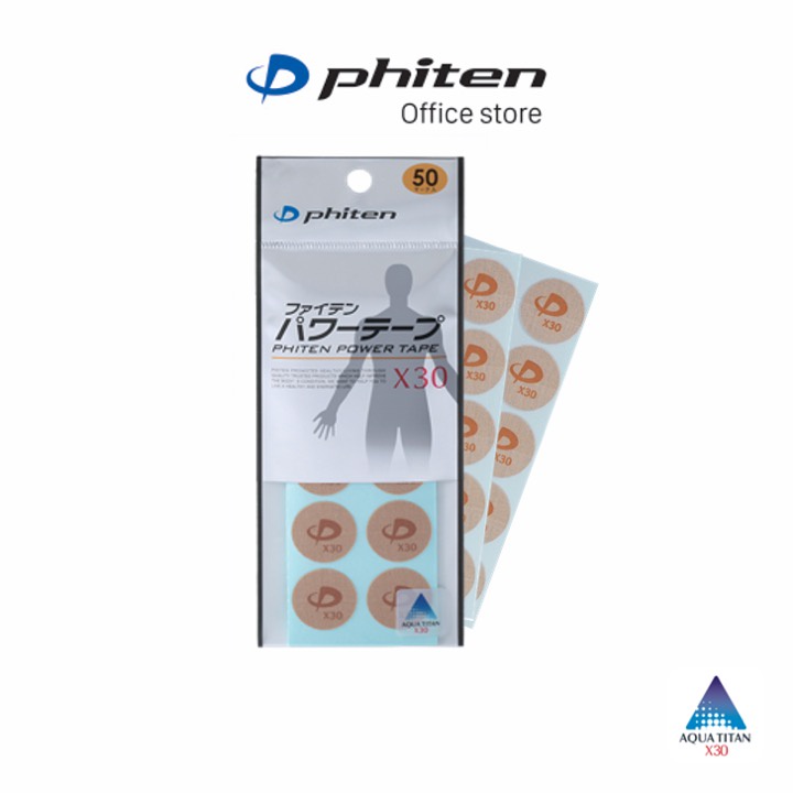 Miếng dán giảm đau x30 phiten titanium power tape x30 pt700000