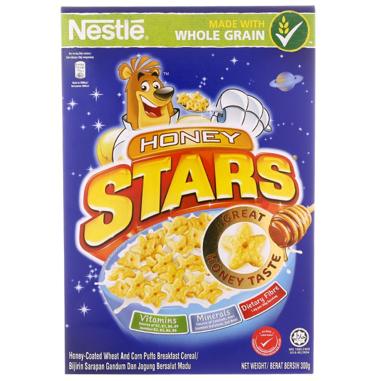 Ngũ cốc ăn sáng Nestlé Honey Stars (vị mật ong) 150g/300g