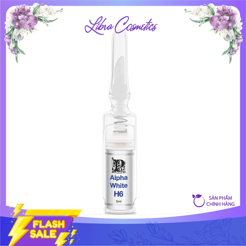 Kem giảm thâm nám nách, bẹn AlphaWhite H6 từ Nuwhite Mibiti Prudente Professional Mỹ 5ml chính hãng
