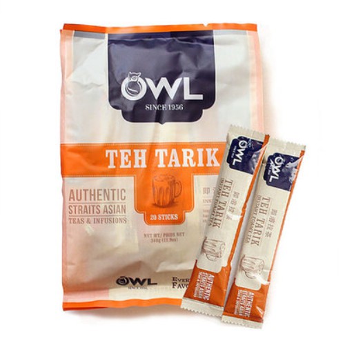 Trà Sữa chuẩn Singapore sạch, ngon hiệu Owl The Tarik 3in1 17g - 20 gói