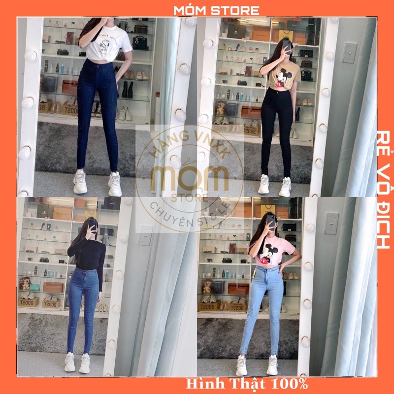 Quần Skinny lưng trơn highmax TS Lưng Cao qua rốn " Móm Store "