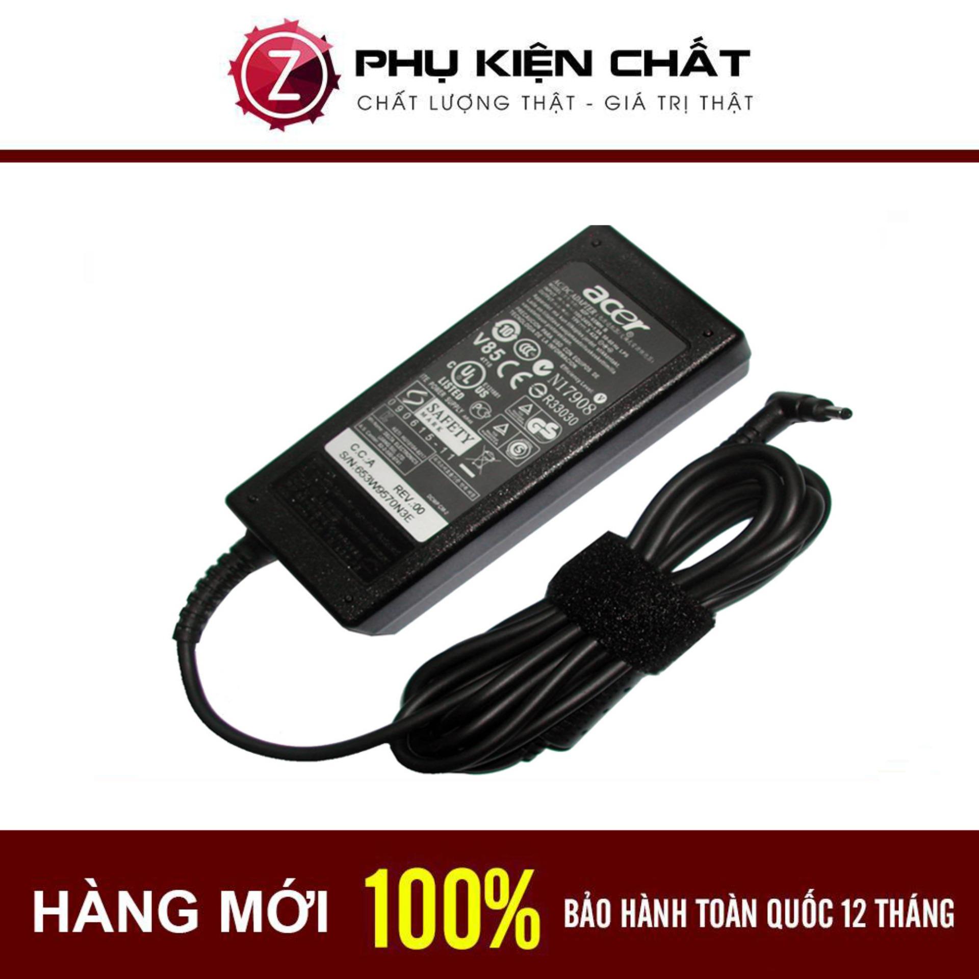 Sạc laptop acer 5310 5315 5320 5342 5349 5350 5410 4736 4738 4736z 4738z 3.42a 65w bảo hành 12 tháng + tặng dây nguồn 15m !