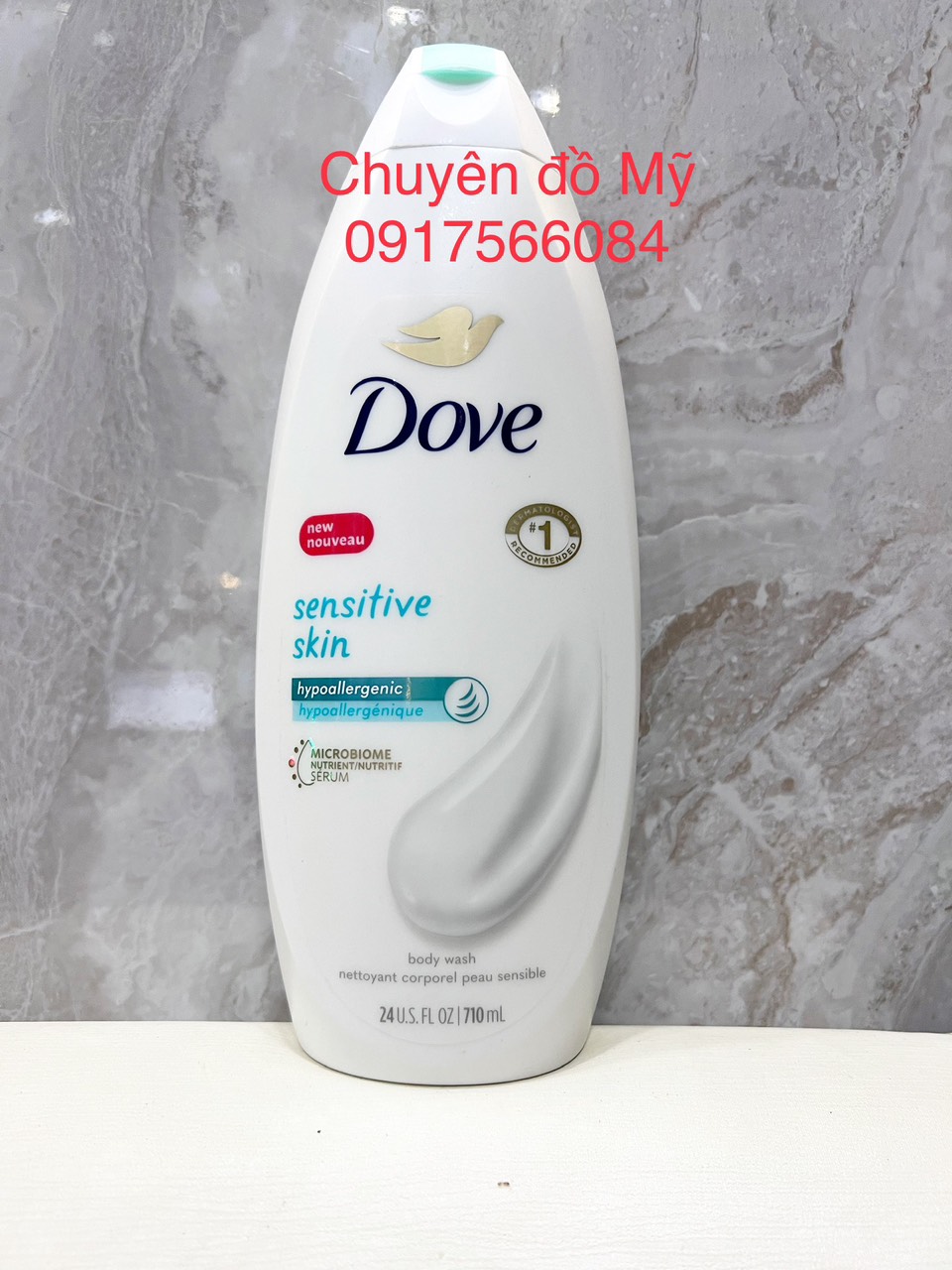 Date t5/2025_ sữa tắm dưỡng ẩm dove cho da nhạy cảm dove sensitive skin body wash 710ml của mỹ