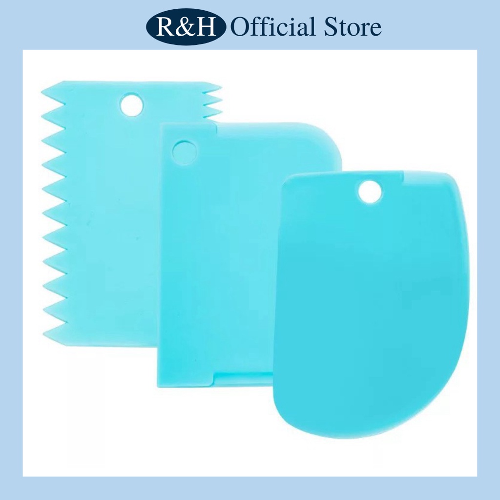 Bộ 3 dụng cụ chà láng dùng để trang trí bánh kem