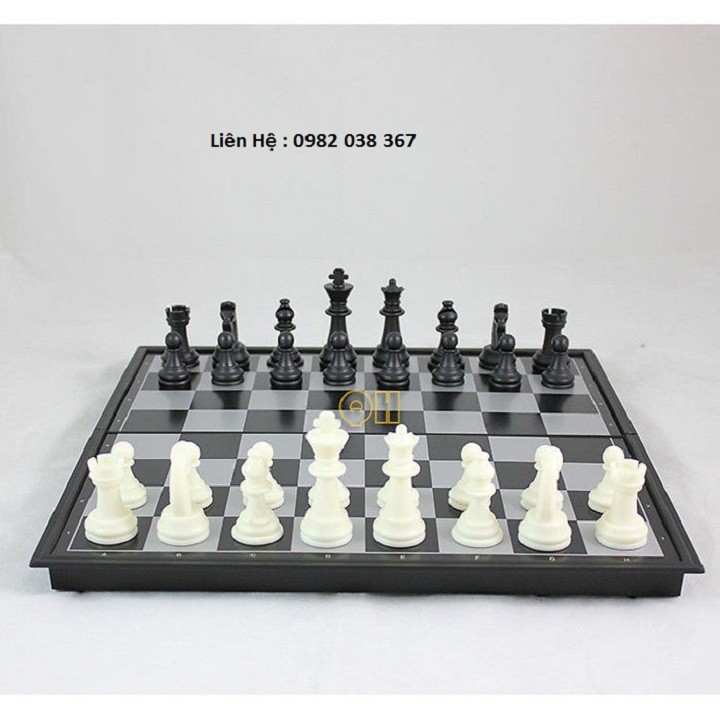 [HCM]Bàn cờ vua nam châmBàn Cờ Vua Mini Nhỏ Gọn Có Gắn Nam Châm bộ chơi cờ vua