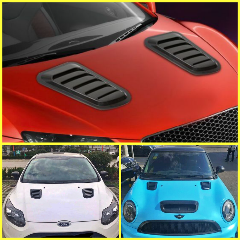 Ốp capo ô tô trang trí nắp capo phu hợp nhiều dòng xe trên thi trường