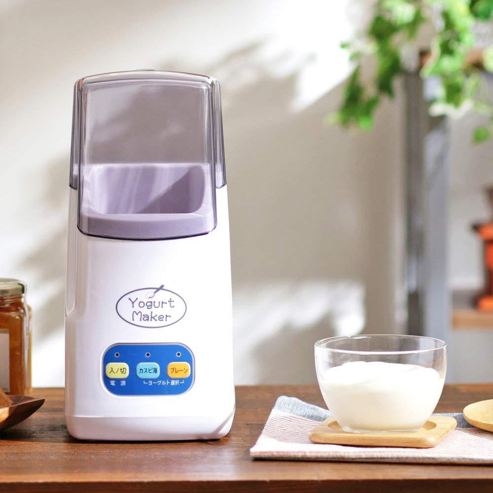 Máy làm sữa chua tự động Nhật Bản Best Home dung tích 1 lít - Máy làm sữa chua Yogurt Maker không cần ủ cắm điện với 2 chế độ làm đặc và loảng uống