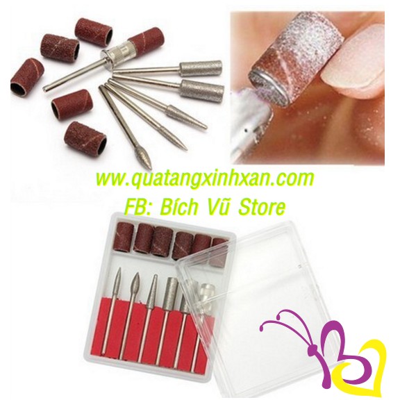 [HCM]Hộp dụng cụ đầu mài móng cam kết hàng đúng mô tả chất lượng đảm bảo an toàn đến sức khỏe người sử dụng
