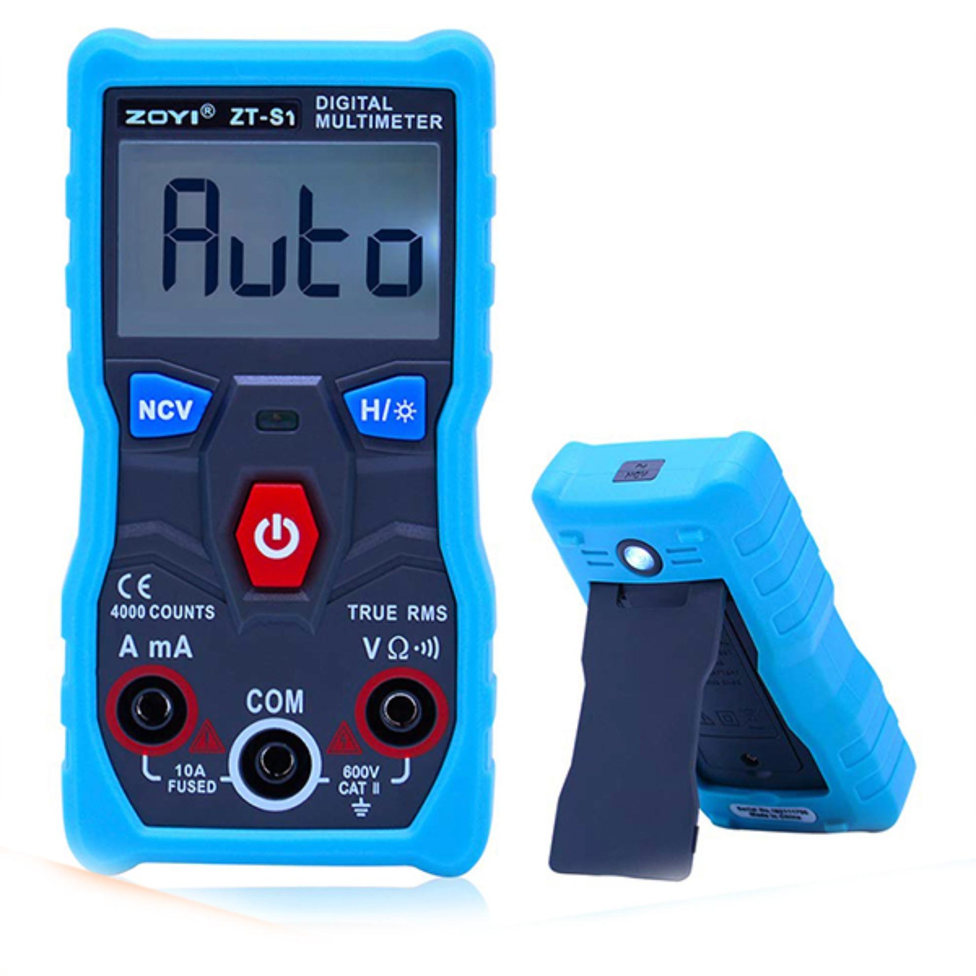 Đồng hồ đo điện vạn năng zoyi zt-s1 tự động điều chỉnh thang và chế độ đo, hiển thị kỹ thuật số - bảo hành 01 tháng