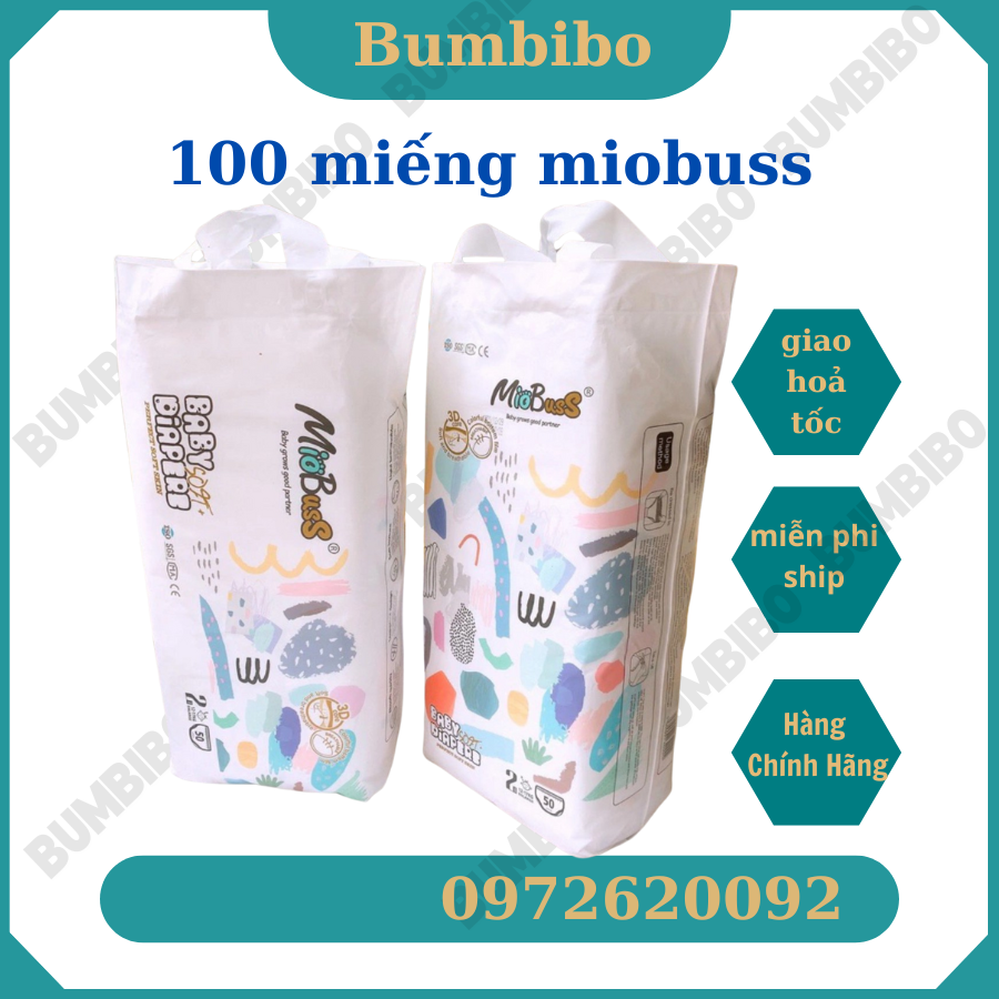 [Giao hoả tốc] Combo 100 Miếng Tã /Bỉm Quần Miobuss/JOLIE nội địa cao cấp szie S/M/L/XL/XXL/3XL