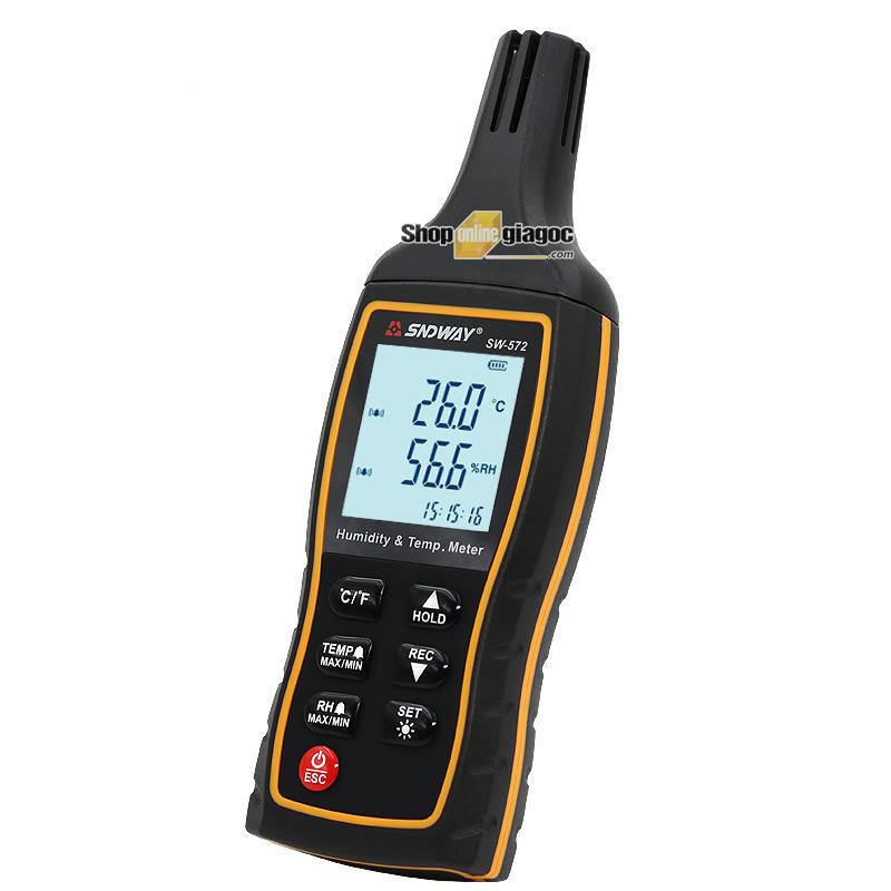 Máy đo nhiệt độ và độ ẩm đa năng sndway sw 572